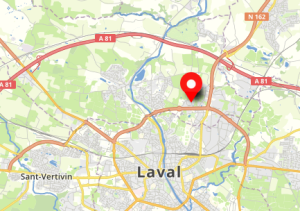SAREVI LAVAL MAP
